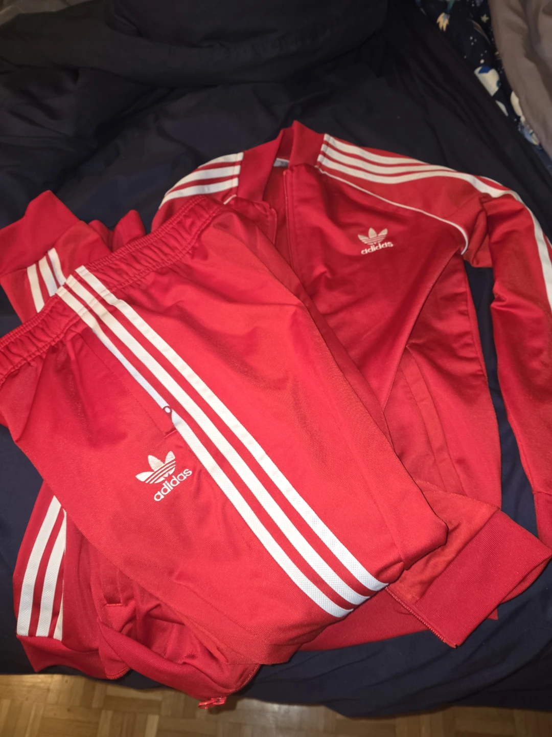 Adidas Original Red Tracksuit Set