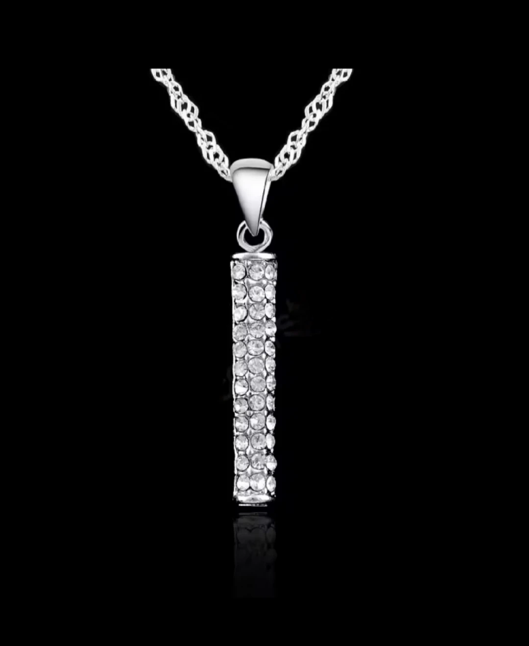 Brand New Sterling Silver 925 Necklace and Earring Set - photo 2