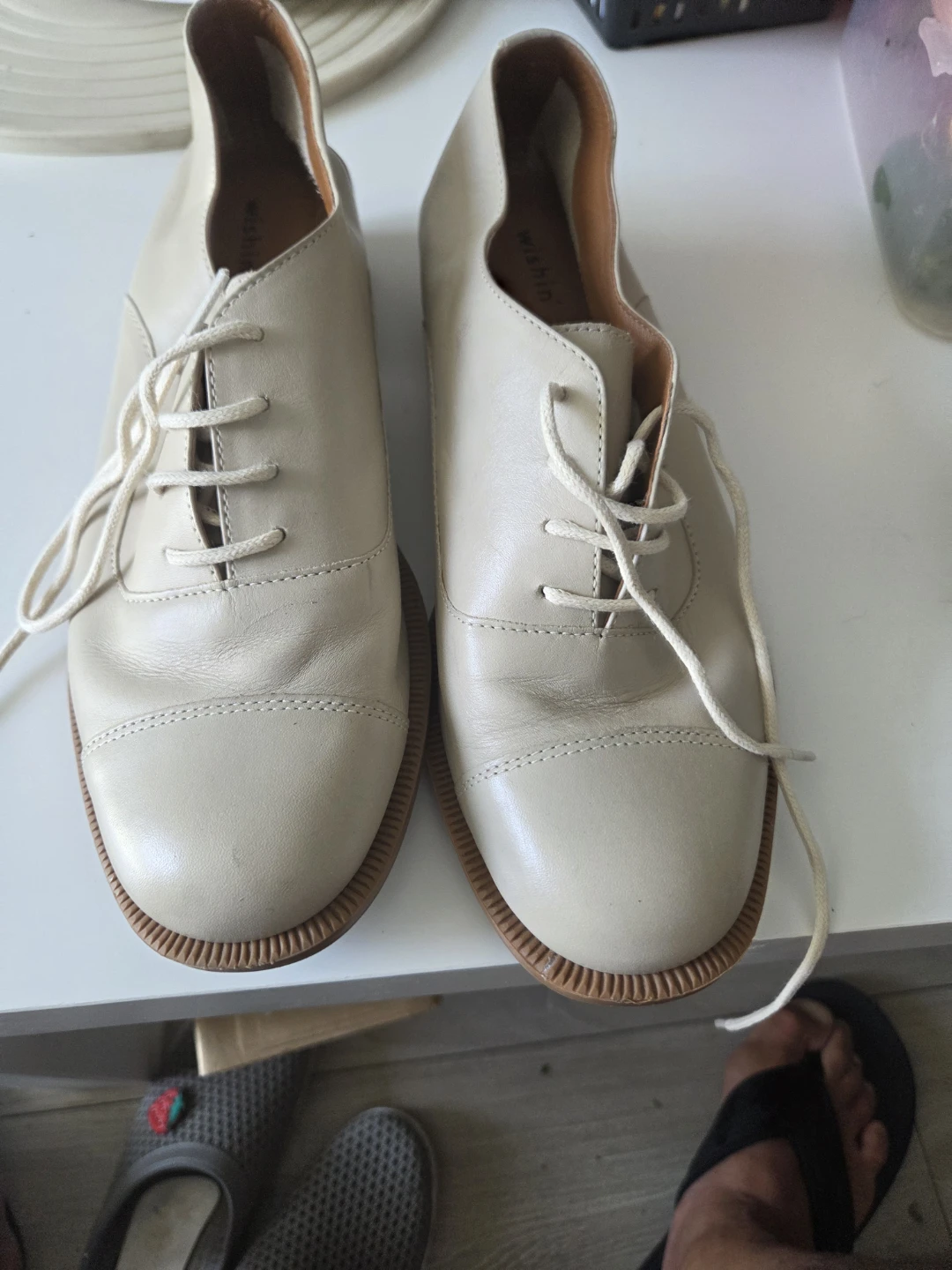 Wishin cream oxfords size 37 - photo 2