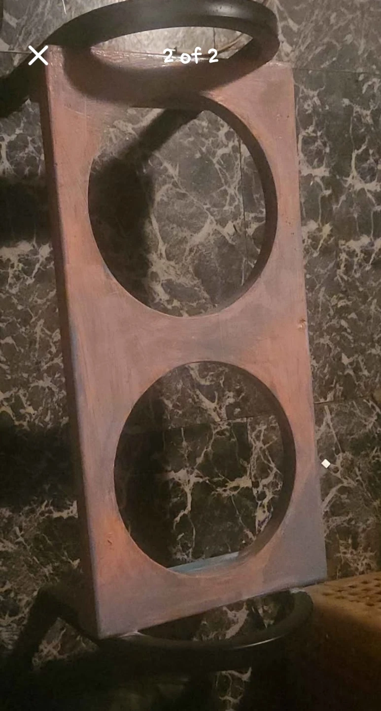 Double Pet Bowl Stand