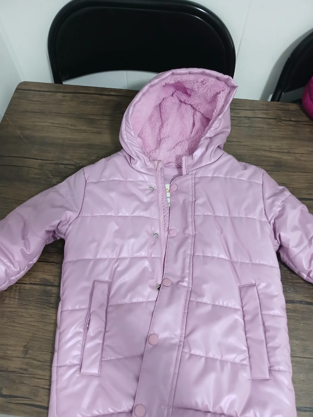 Cat & Jack Kids Pink Puffer Jacket 5T