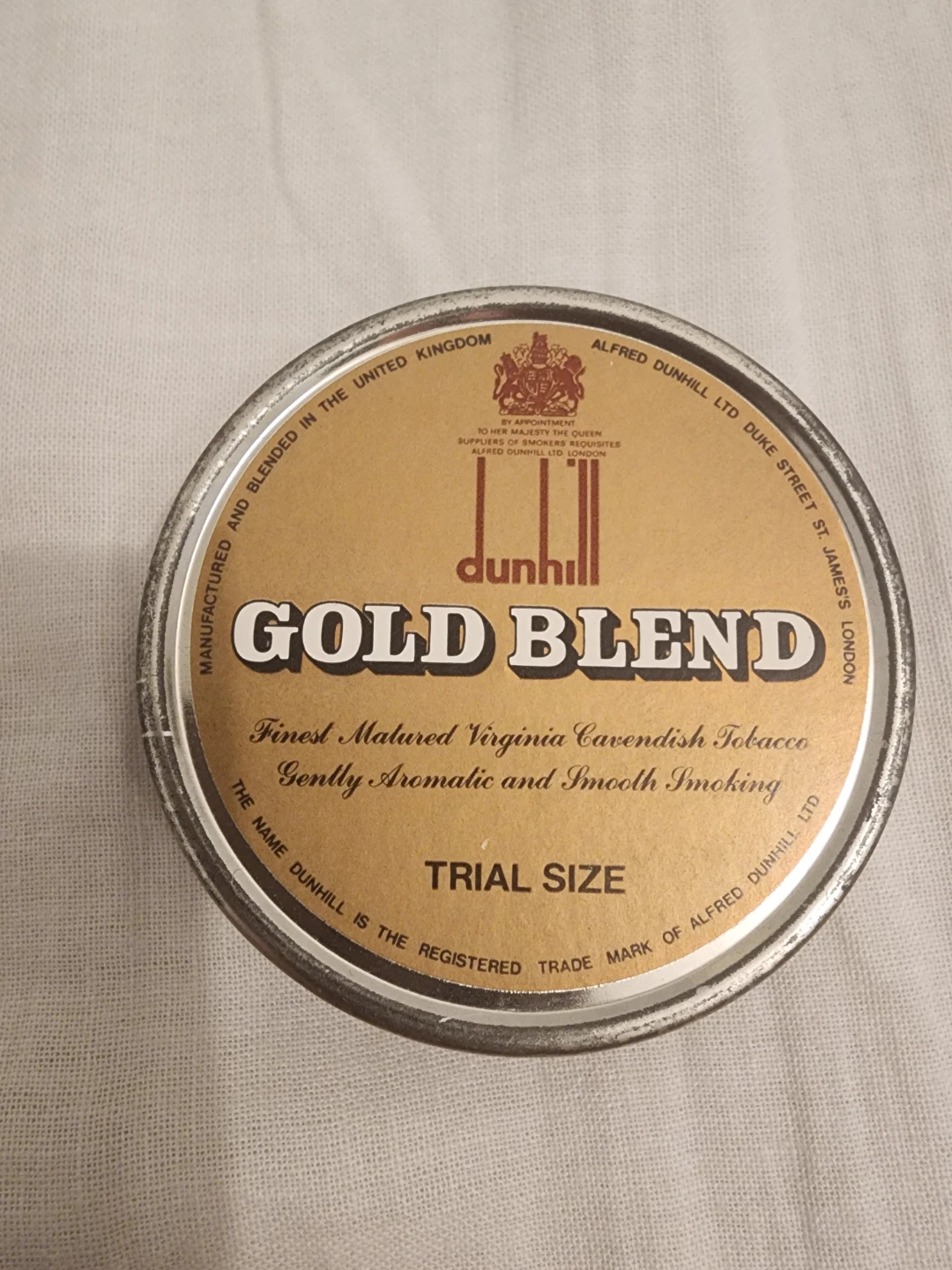 Dunhill Gold Blend Tobacco Tin