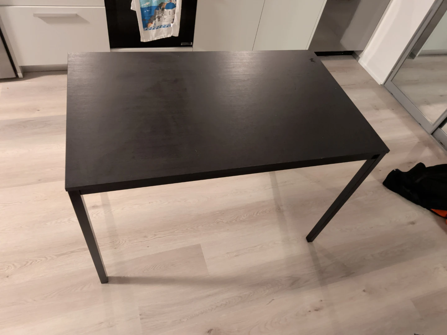 Black Apartment Sized Dining Table