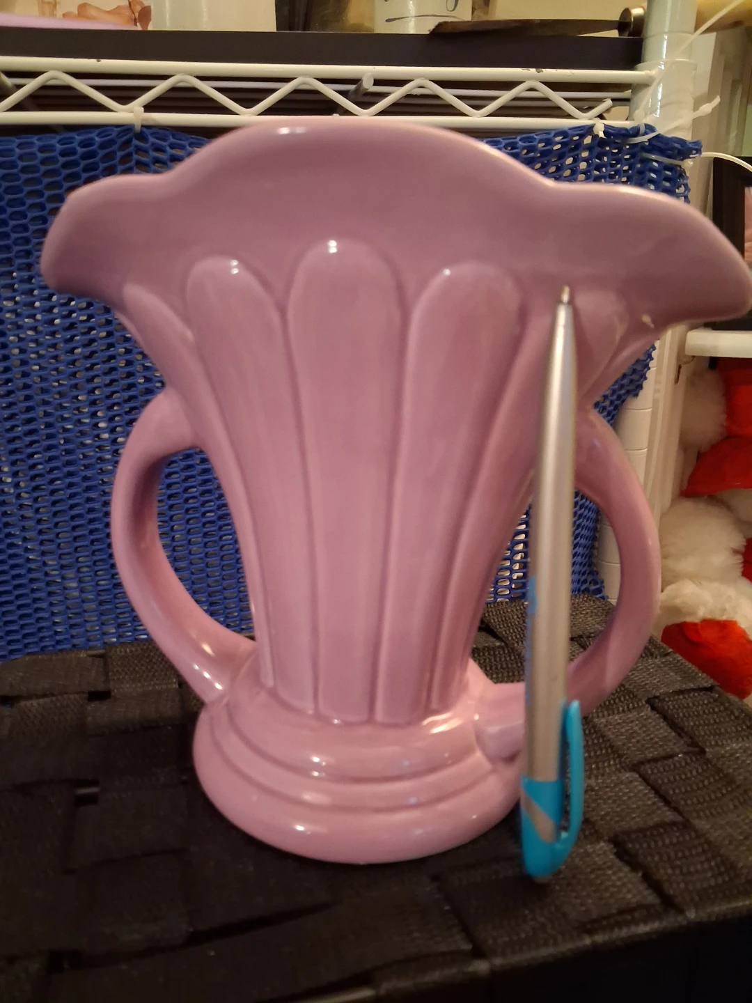 Lavender ceramic  vase - photo 2
