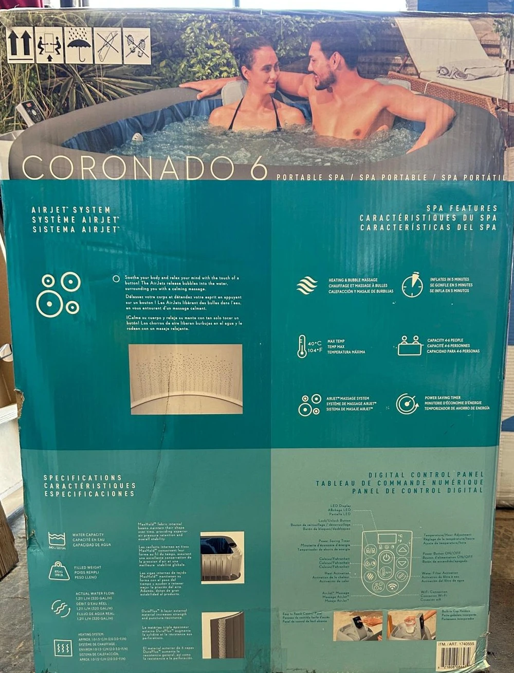 Bestway Saluspa Coronado 6 Portable Spa