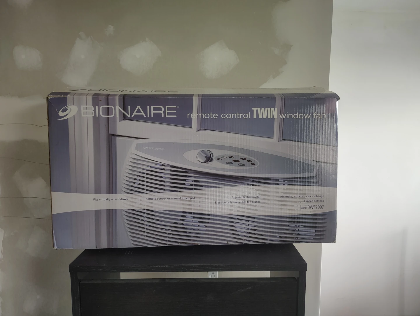 Bionaire Twin Window Fan with Remote