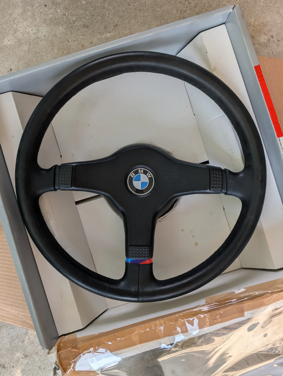 Original BMW M Technic Safety Sports Steering Wheel - photo 2