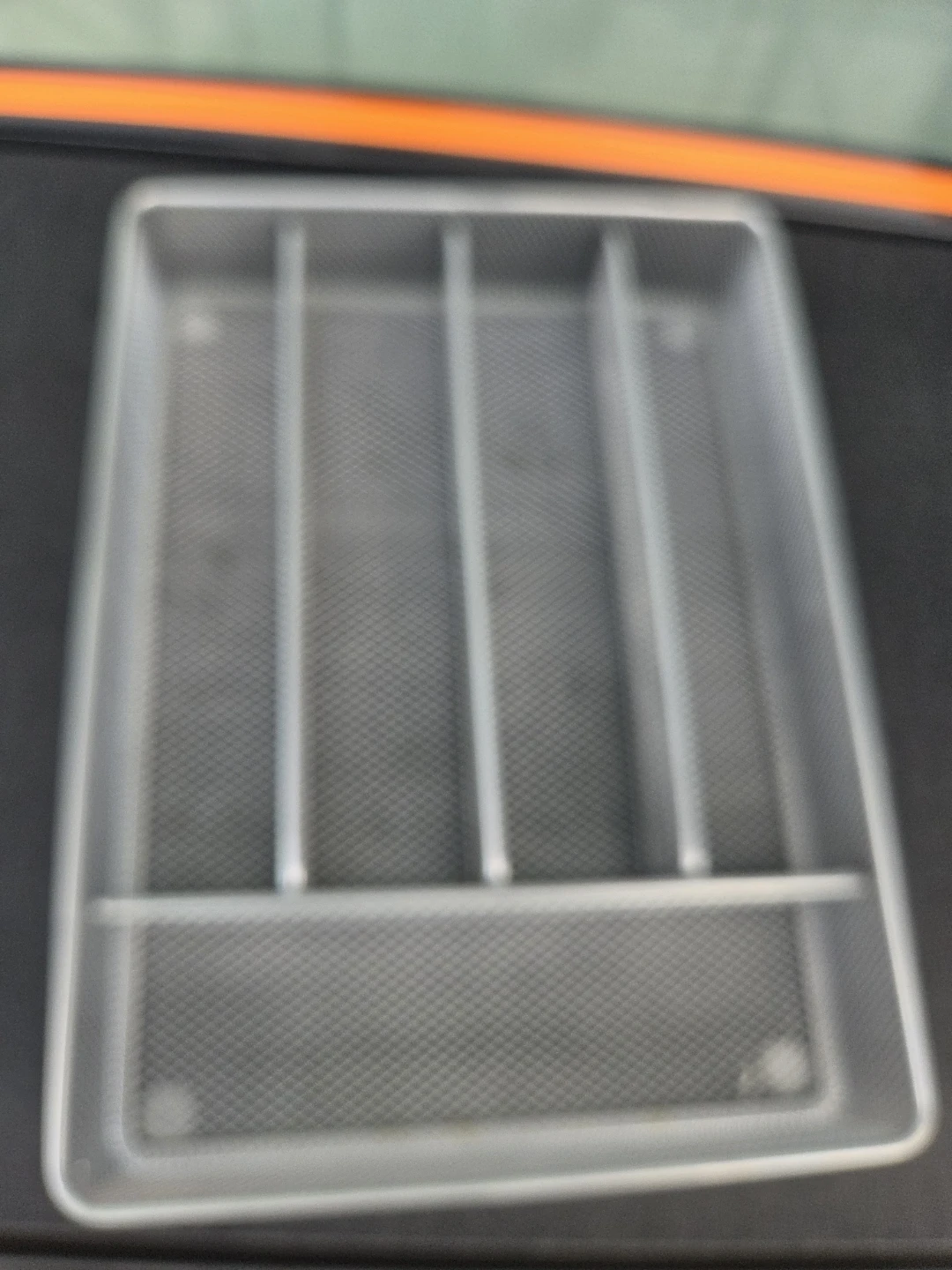 Silver Mesh Cutlery Organizer Tray - photo 5