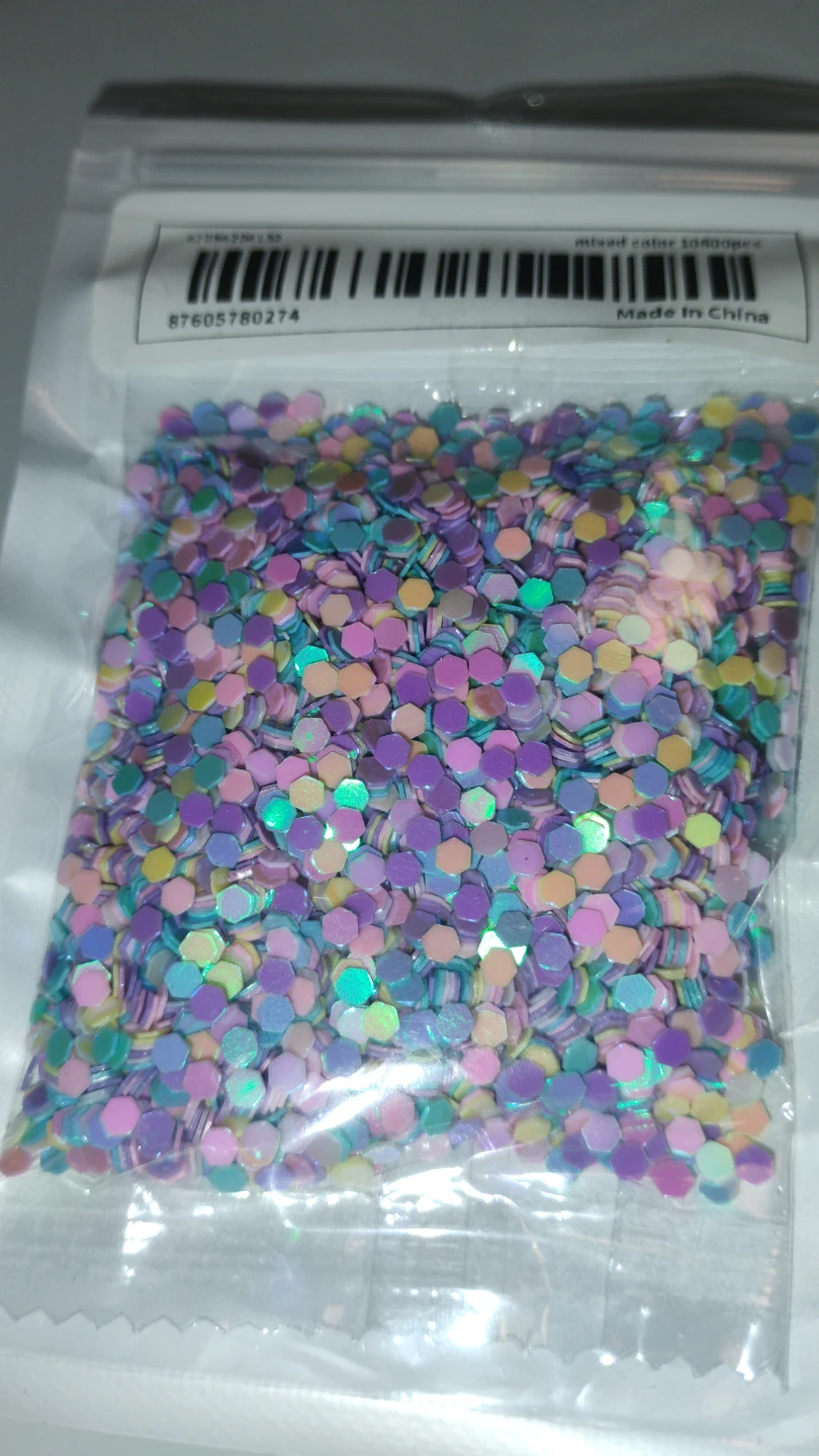 Mixed Colour Hexagon Confetti 10600pcs - photo 4