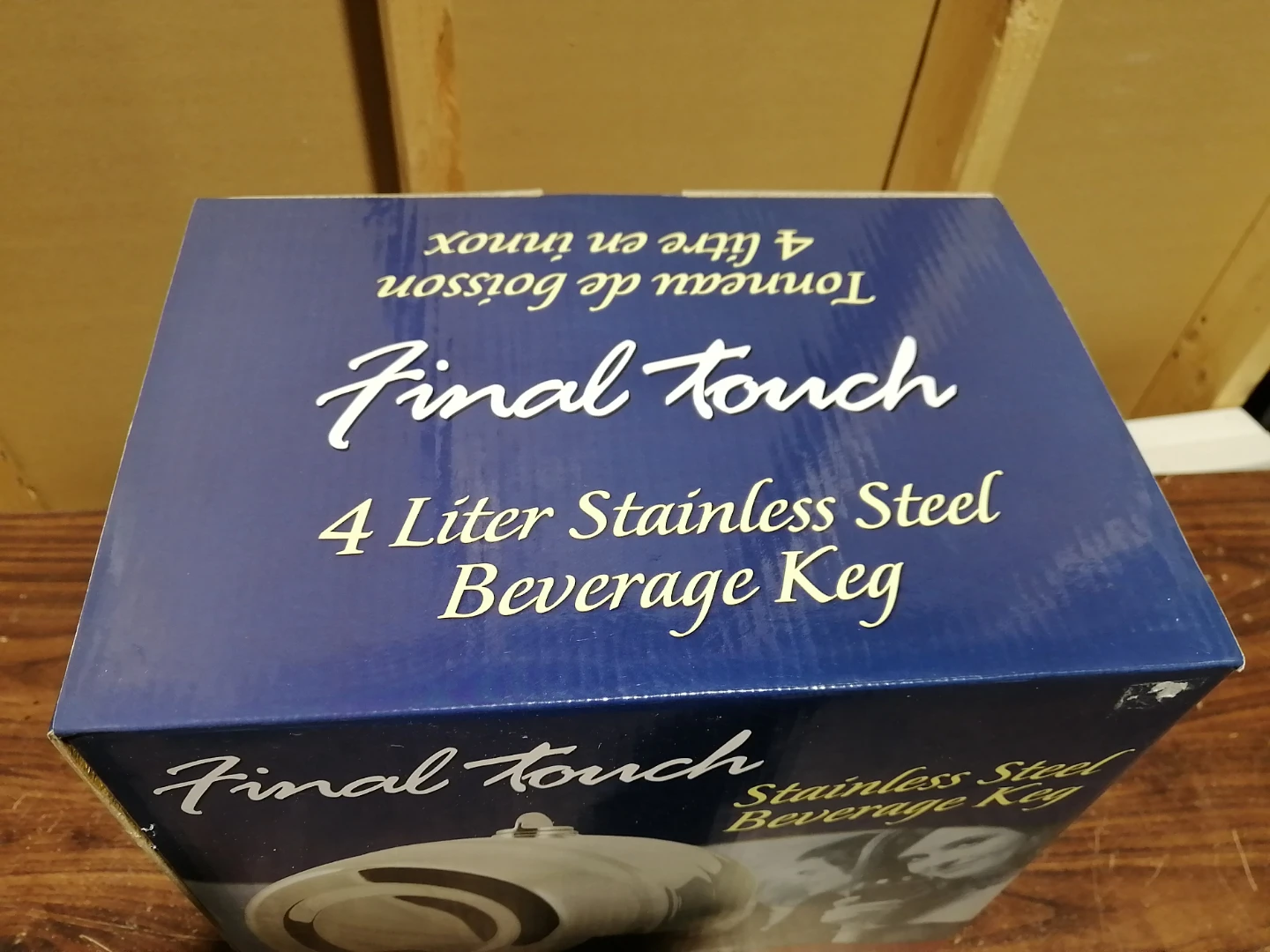 Final Touch 4 Liter Stainless Steel Beverage Keg - photo 3