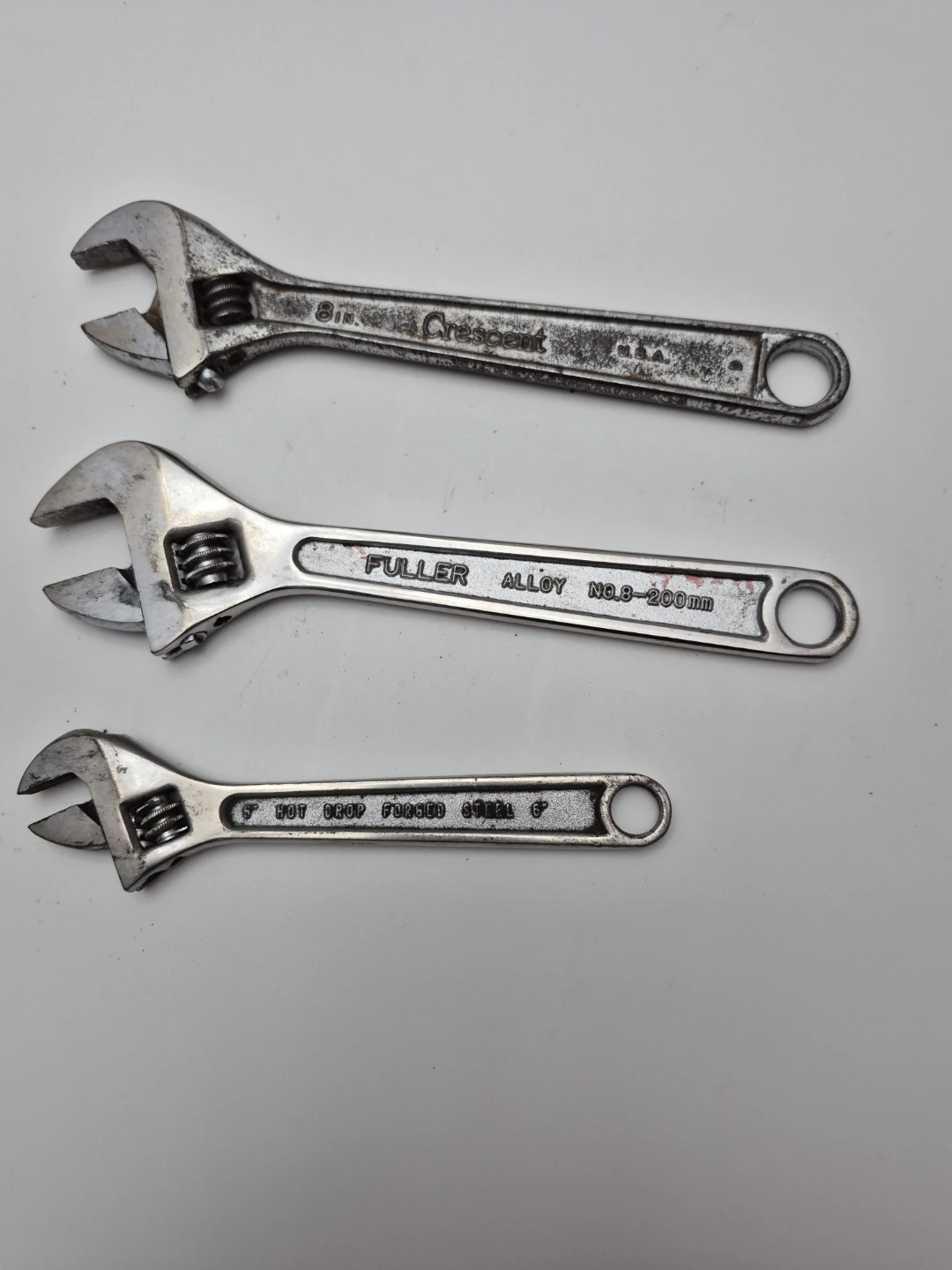 Set of 3 Adjustable Wrenches