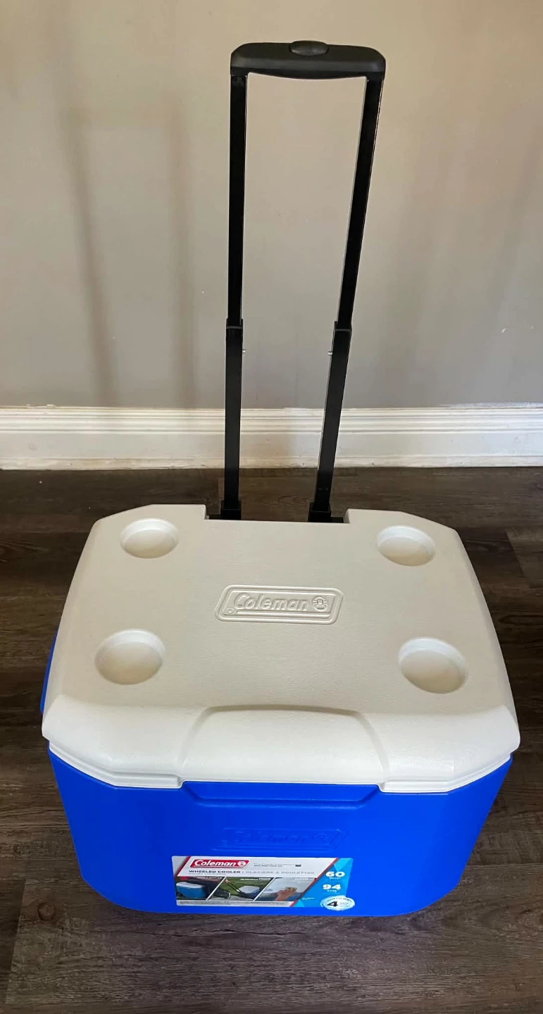 Coleman 60 Quart Wheeled Cooler 56.8L