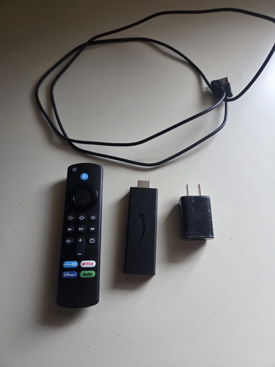 Amazon Fire TV Stick with Remote and Power Adapter