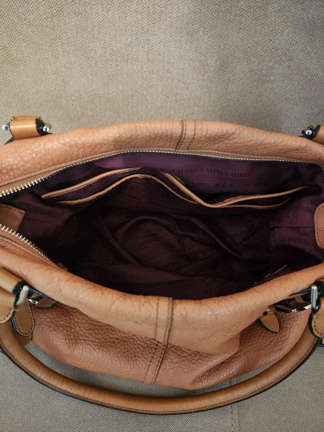 Lauren Ralph Lauren Leather Handbag and Wallet - photo 5