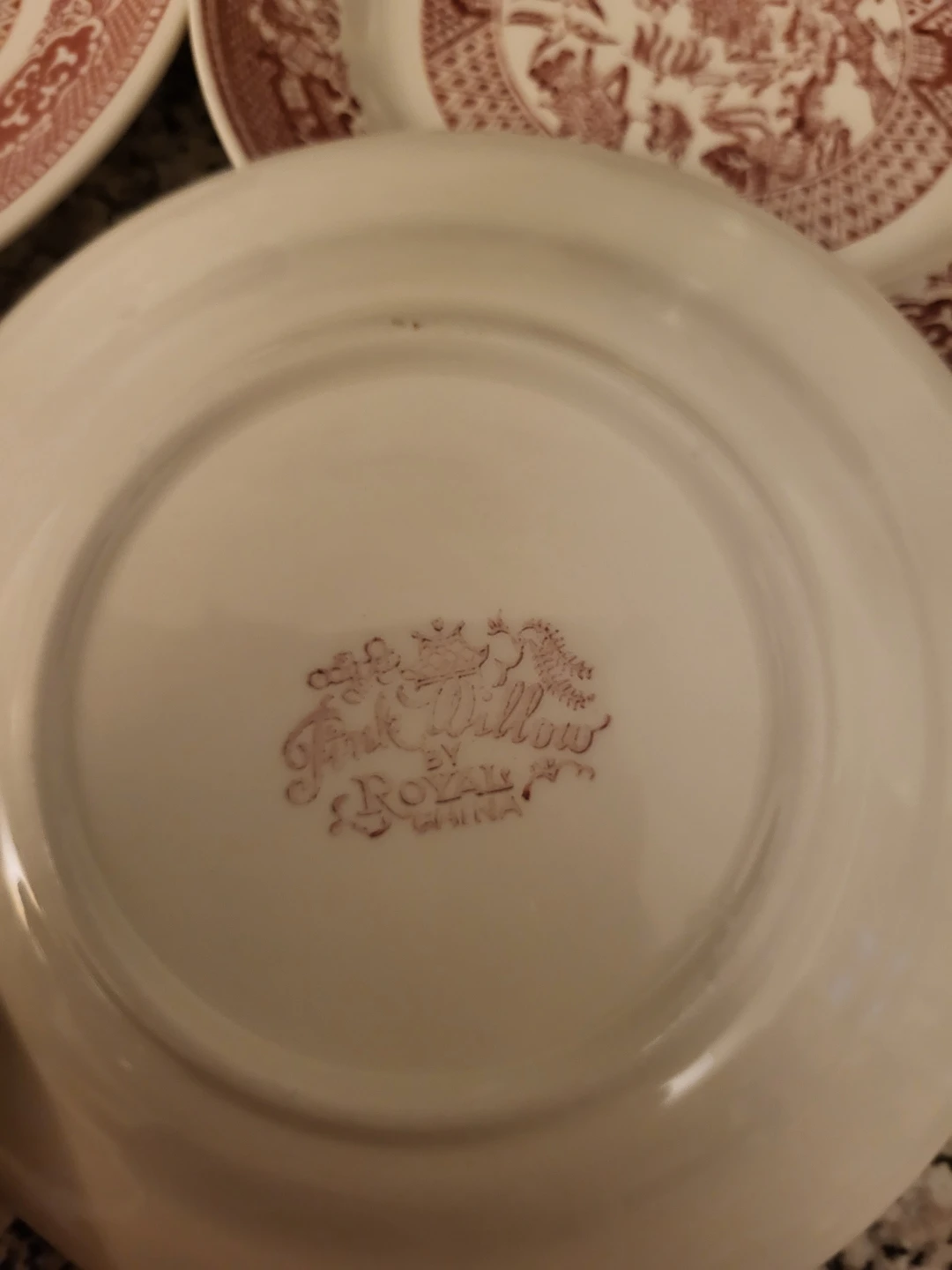Royal China Pink Willow Plates 🏈 - photo 3