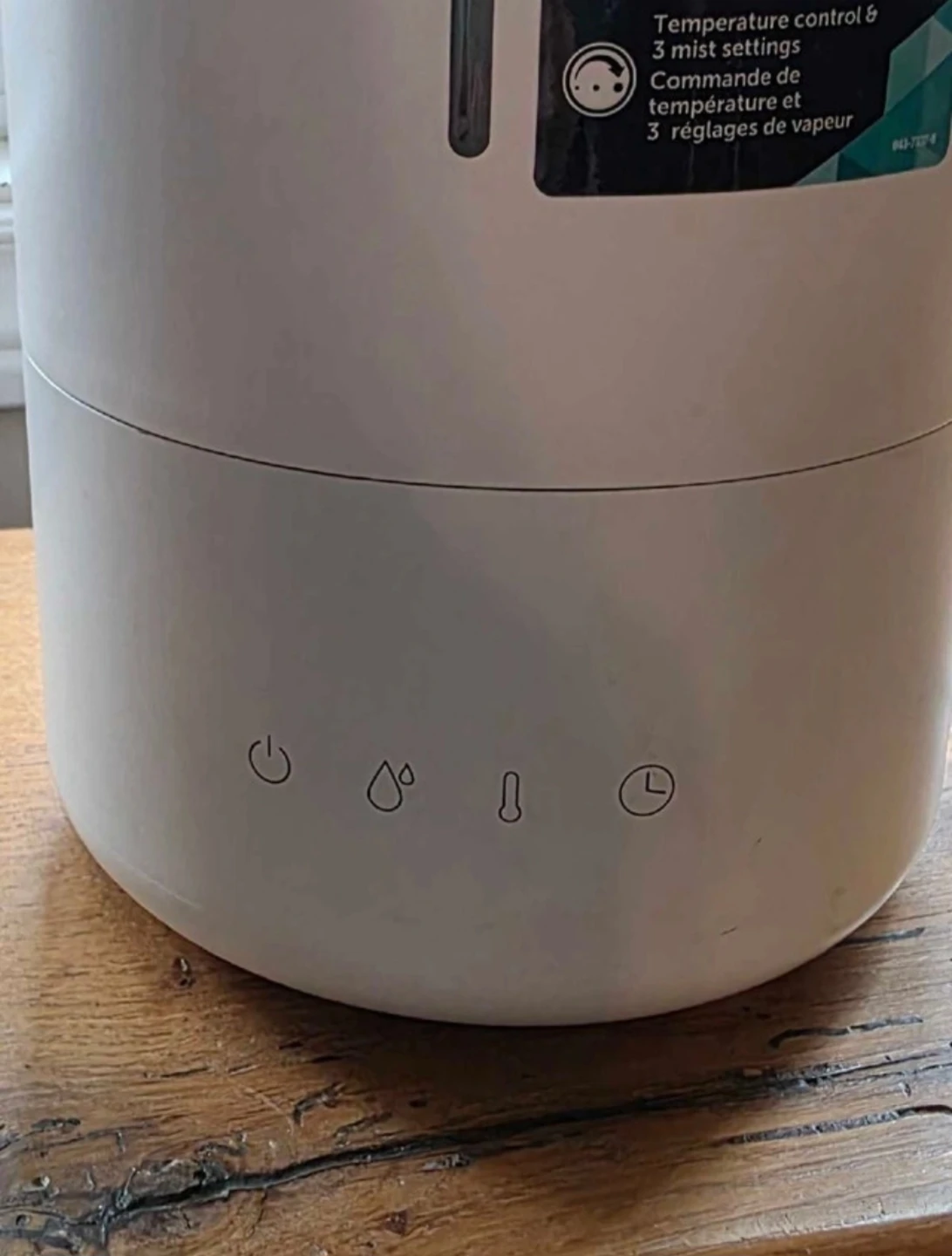 NOMA 3-Speed Top-Fill Ultrasonic Cool Mist Air Humidifier - photo 4