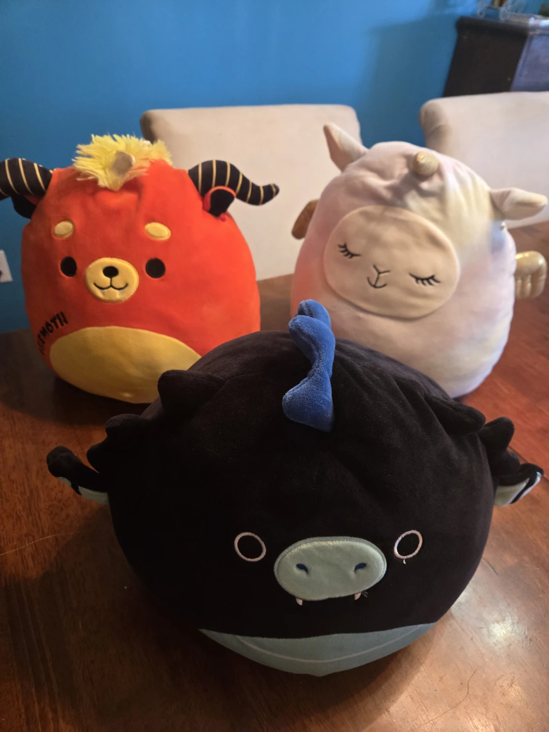 Set of 3 Squishmallows Plush Toys