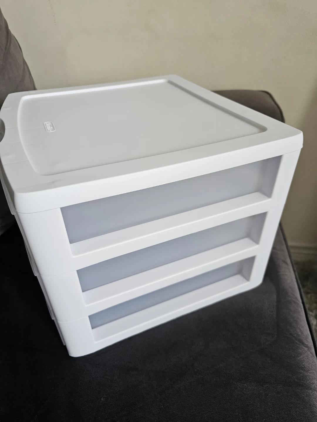 Sterilite 3-Drawer Wide Storage Unit, White 🏈 - photo 4