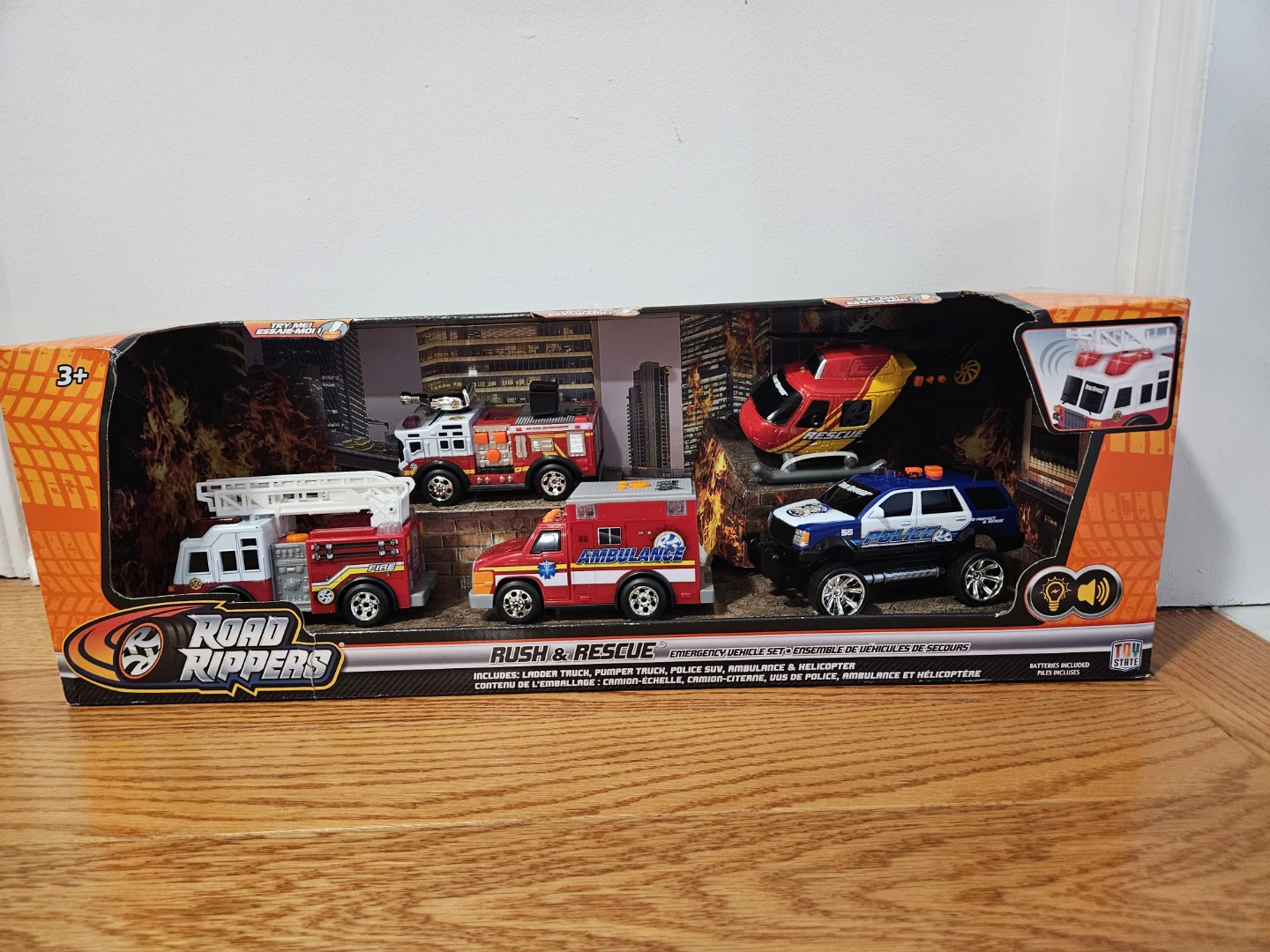 Road Rippers Rush & Rescue Emergency Vehicle Set