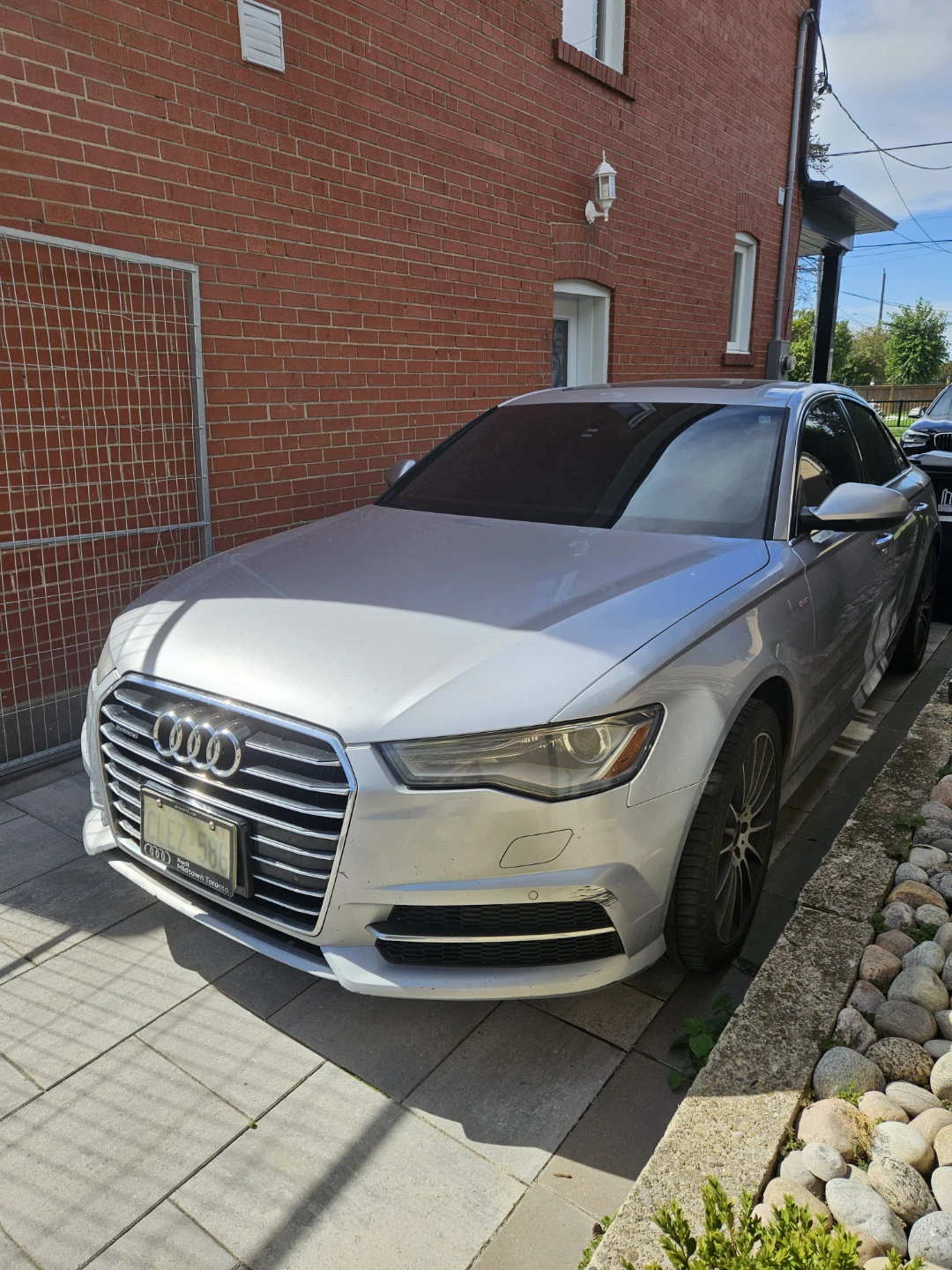 Silver Audi A6 Sedan