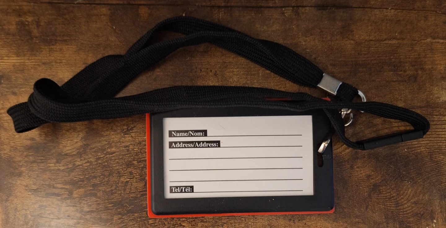 Canadian Flag Luggage Tag