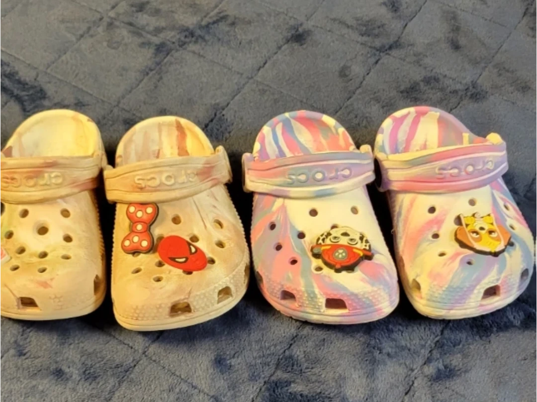 Kids Crocs Swirl Pattern Size C7