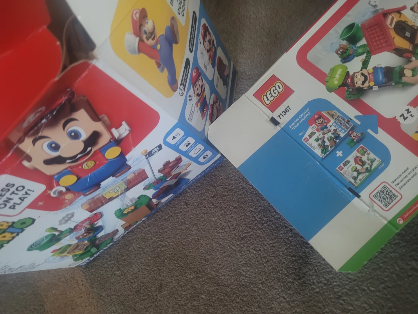 Bagged mario lego