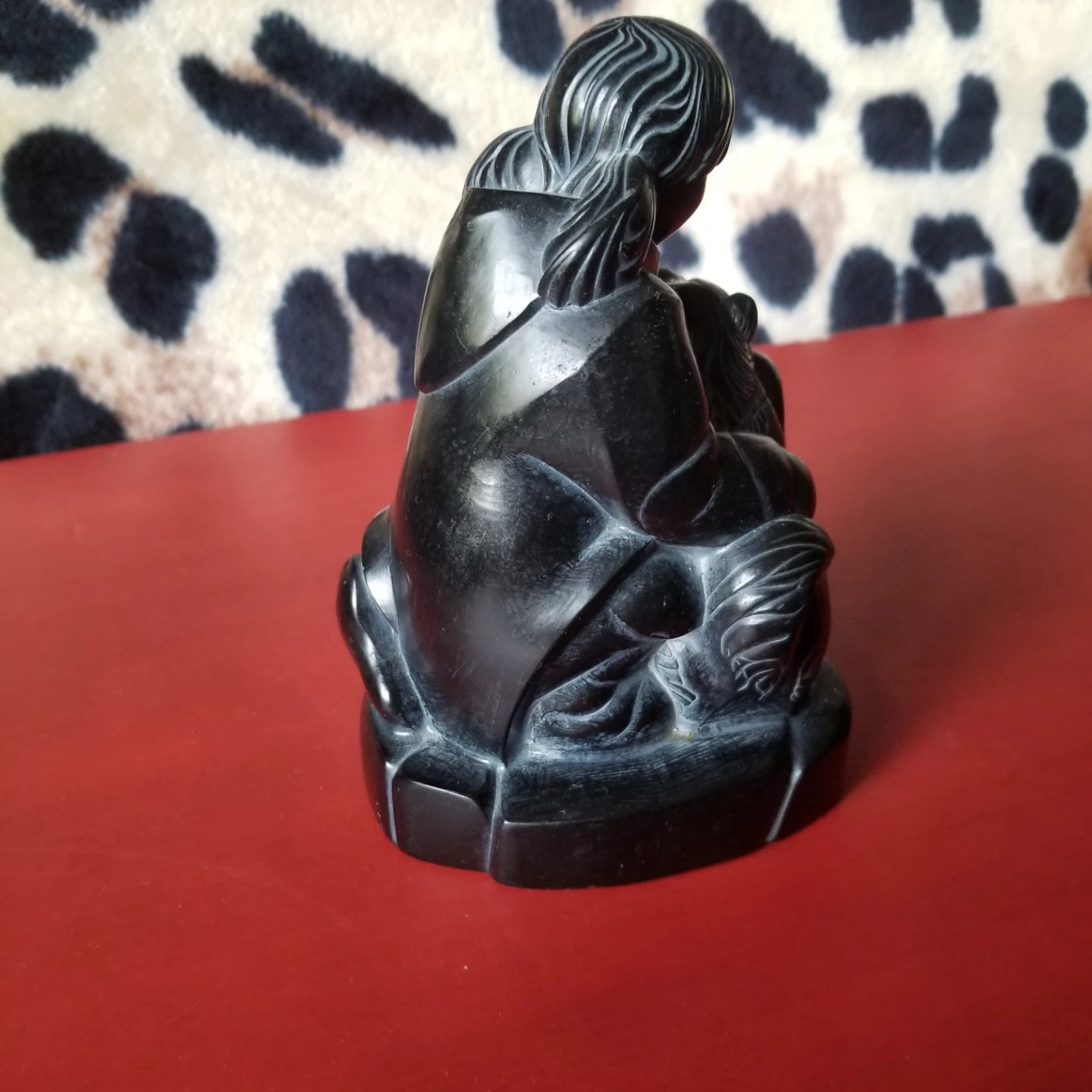 Inuit Soapstone Sculpture 3"×3 1/2"× 5 1/2"high - photo 4