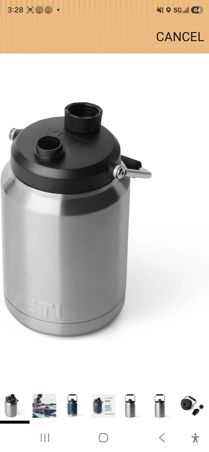 YETI Rambler Half Gallon Jug