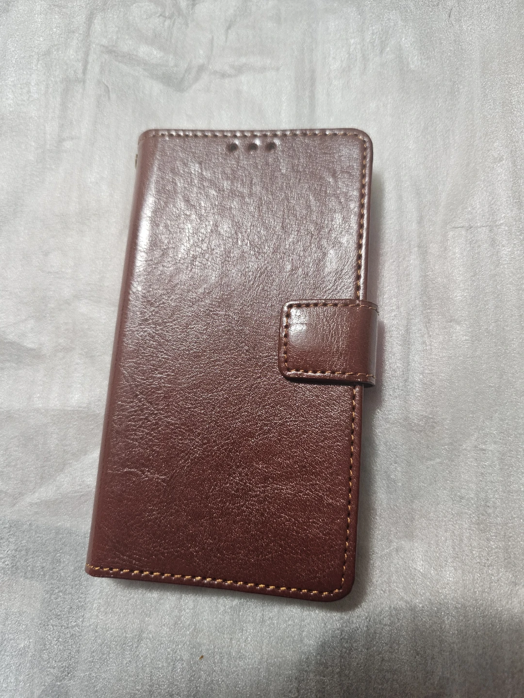 Iphone 11 pro.  Brown Faux Leather Wallet Phone Case - photo 2