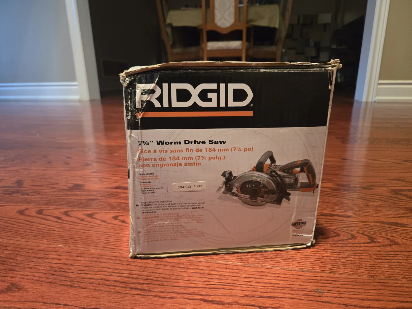 RIDGID R32103 7-1/4" Worm Drive Saw - photo 2