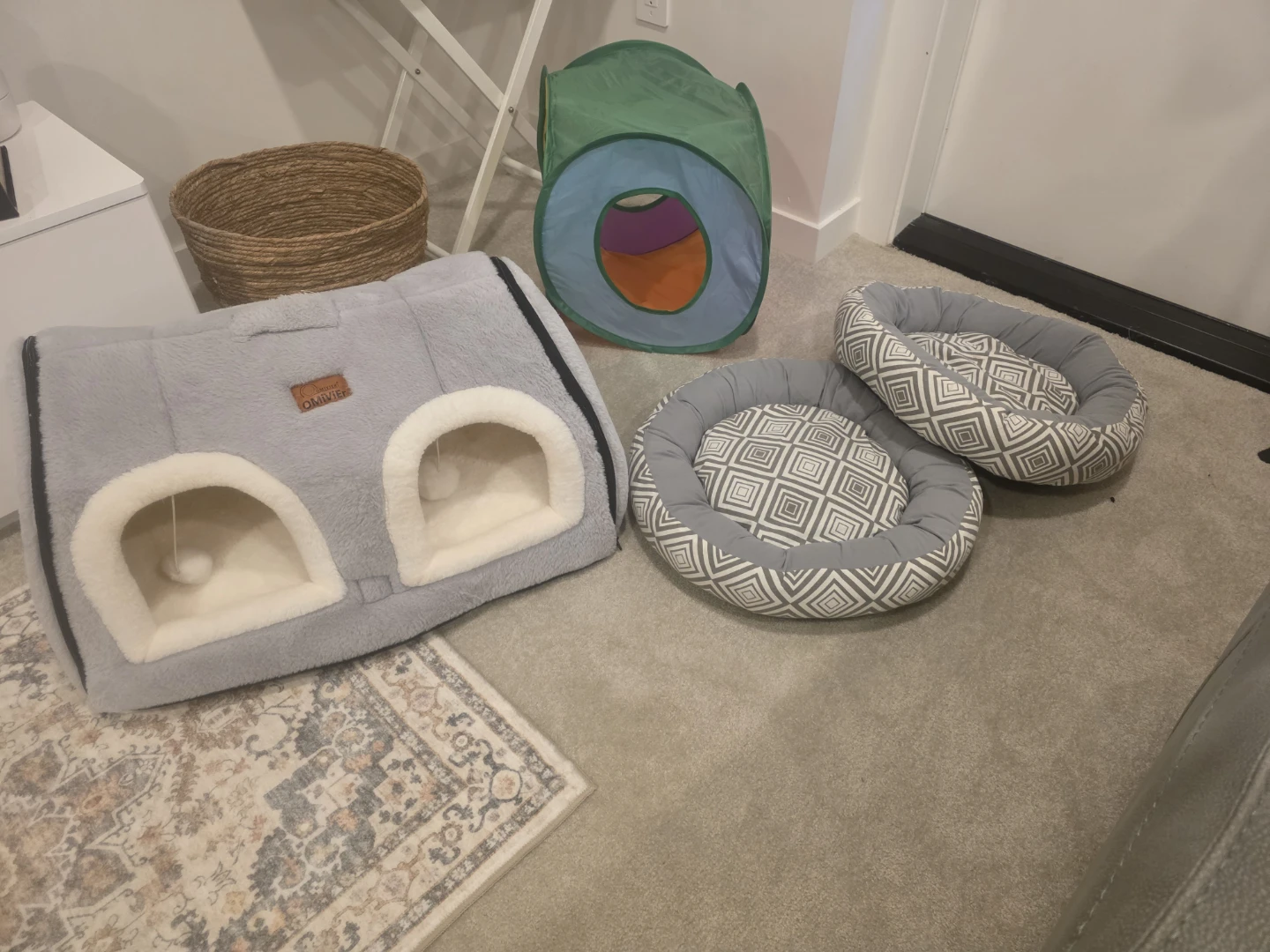 Cat Furniture Bundle: Bed, Cave, and Tunnel