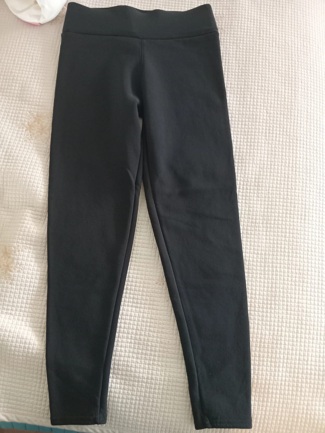 Black Fleece-Lined Leggings
