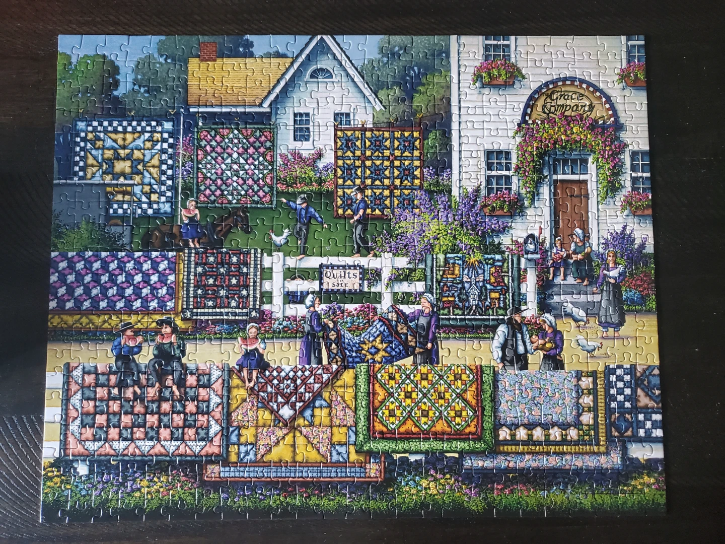 Dowdle Amish Quilts 500 Piece Puzzle 🏈 - photo 2