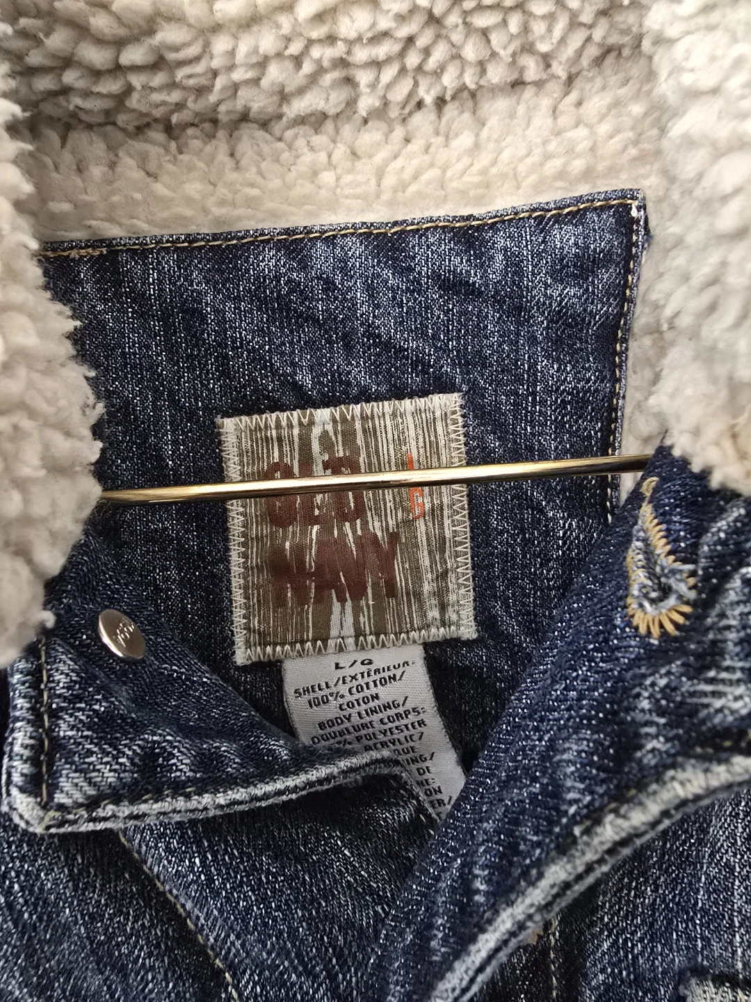 Old Navy Sherpa-Lined Denim Jacket - photo 3