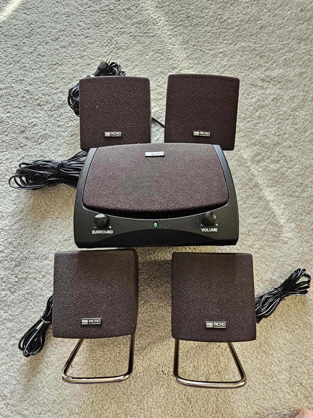 Micro Innovations 5.1 Multimedia Speakers - black - photo 3