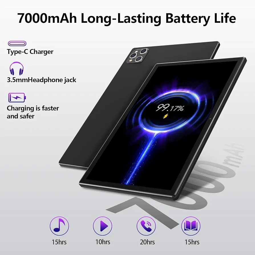 EITOMIN Android Tablet 2026 Latest 10 inch Tablet with Case - photo 3
