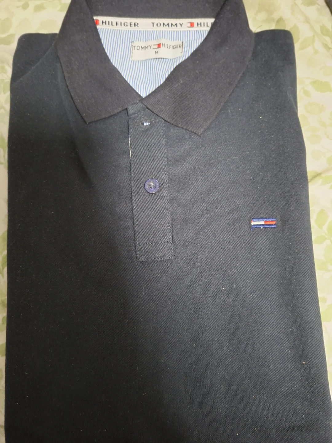 Tommy Hilfiger Men's Polo Shirt - Navy, Size M - photo 2