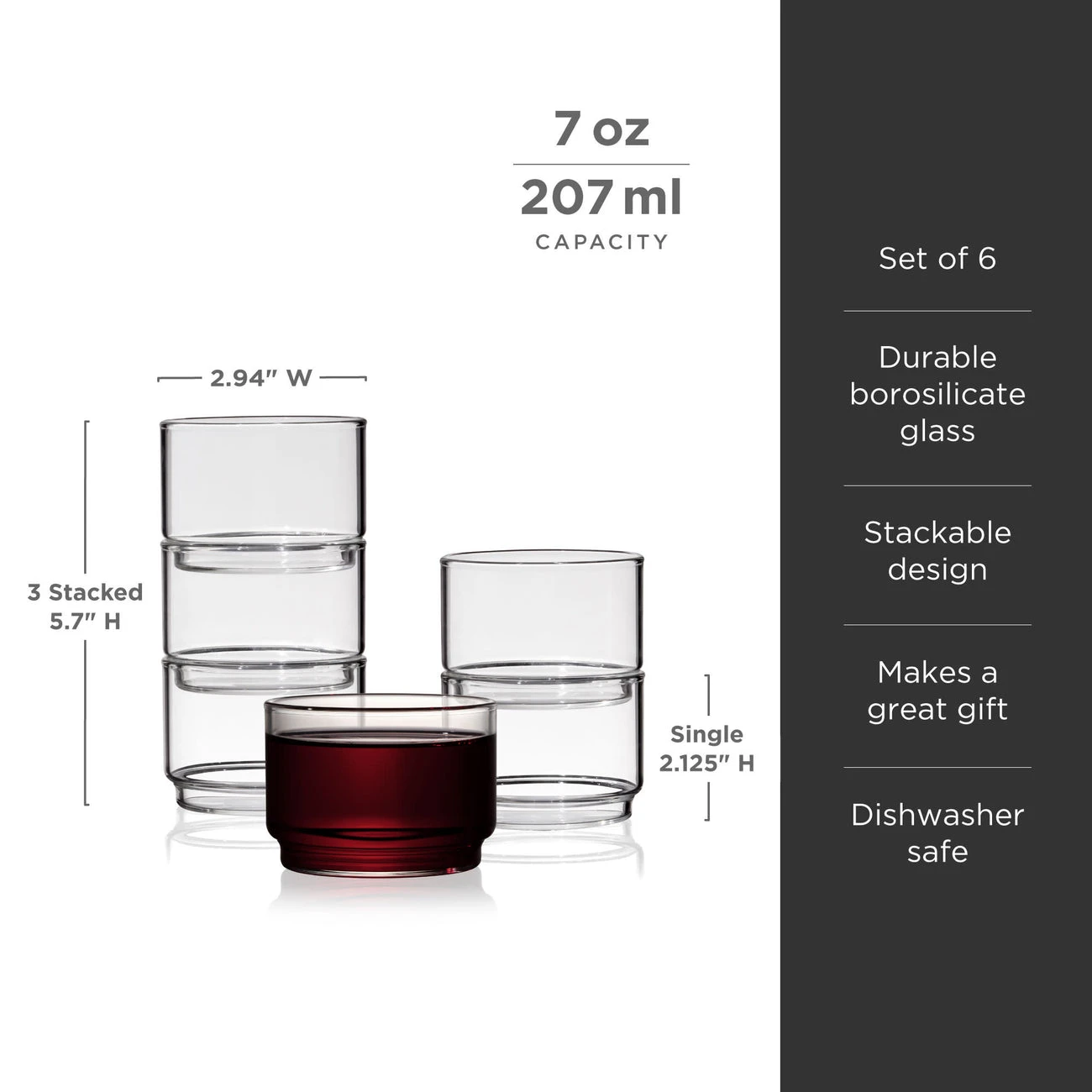 Viski Bodega Glasses Set of 6 - photo 4