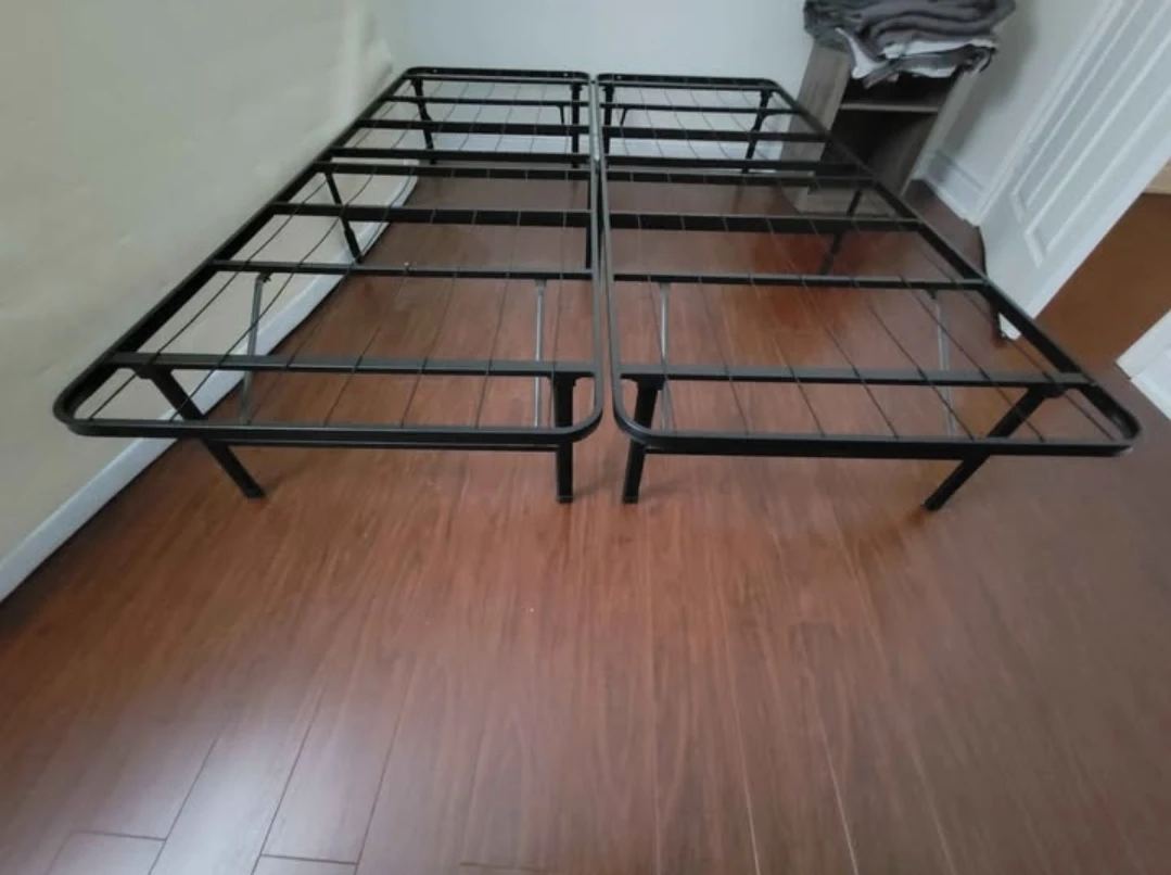 Queen mattress $70 bed frame $100 - photo 4