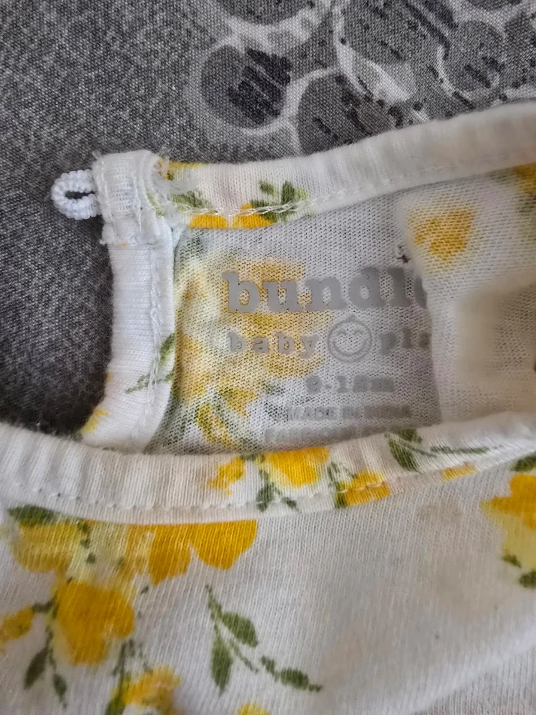 🏈Bundl Baby Floral Onesie Dress - photo 3