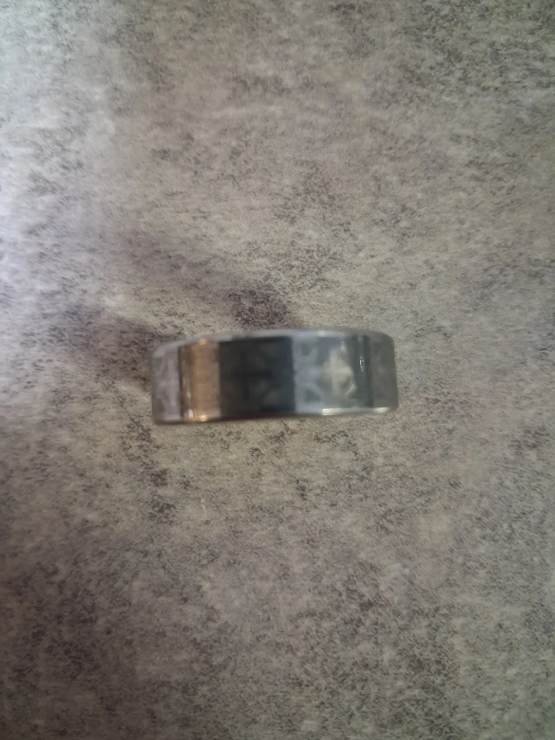 Men's size tungsten ring - photo 2