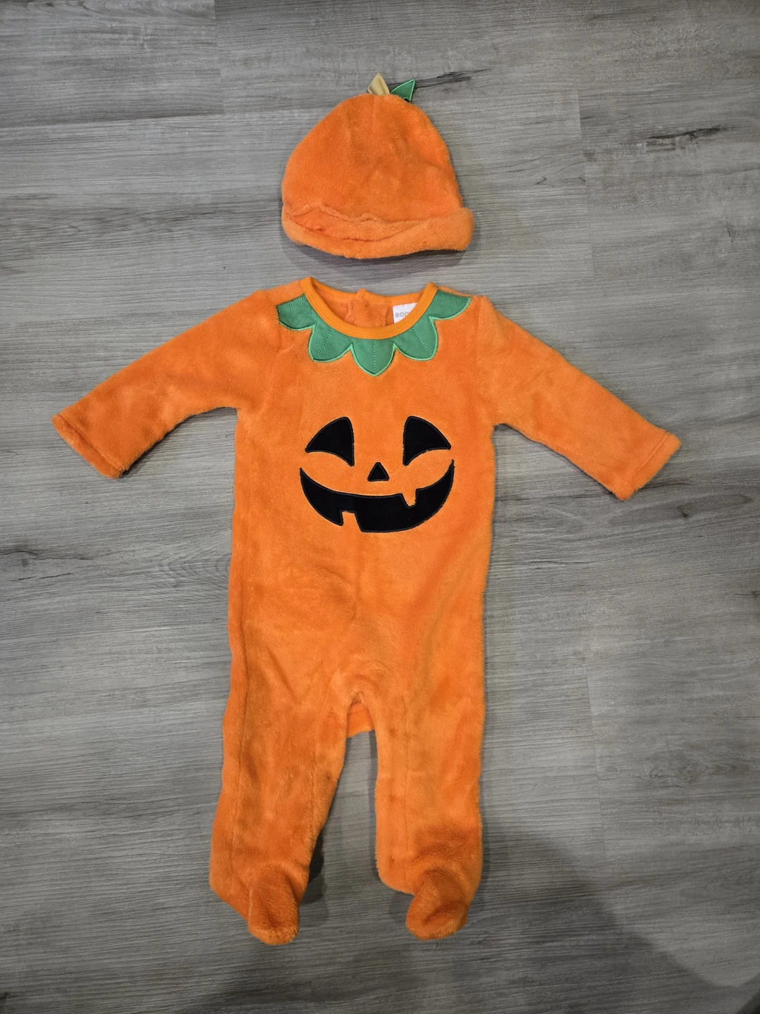Baby Pumpkin Halloween Costume Set 6-9 m