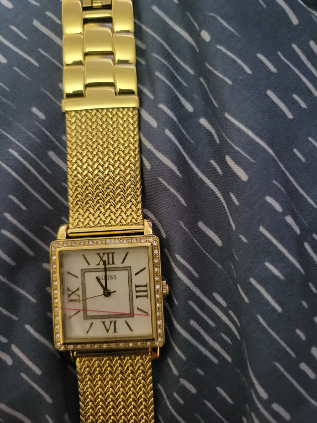 Gold Guess Watch with Rhinestones - photo 5