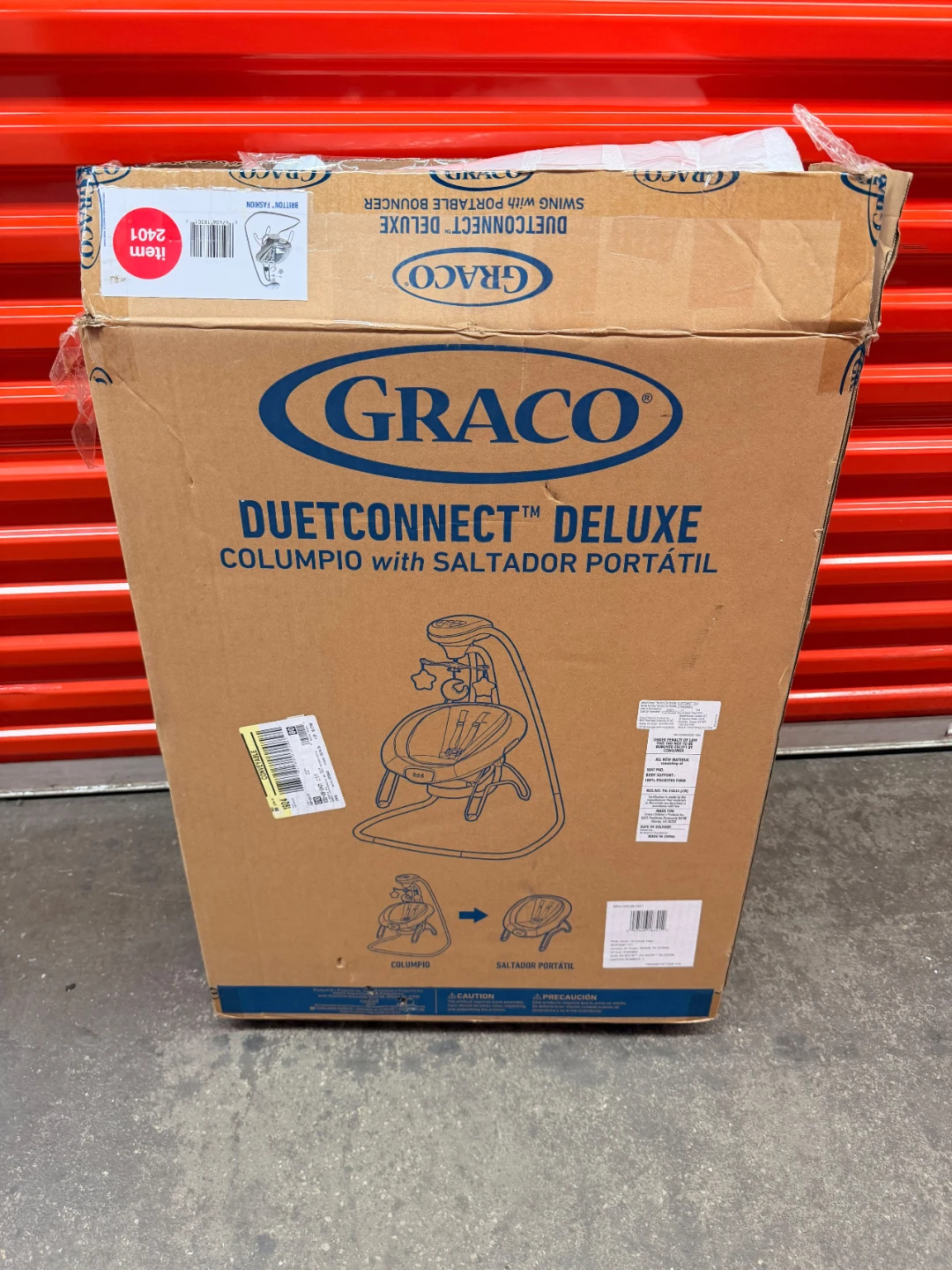 Graco Duetconnect Deluxe Swing with Portable Bouncer