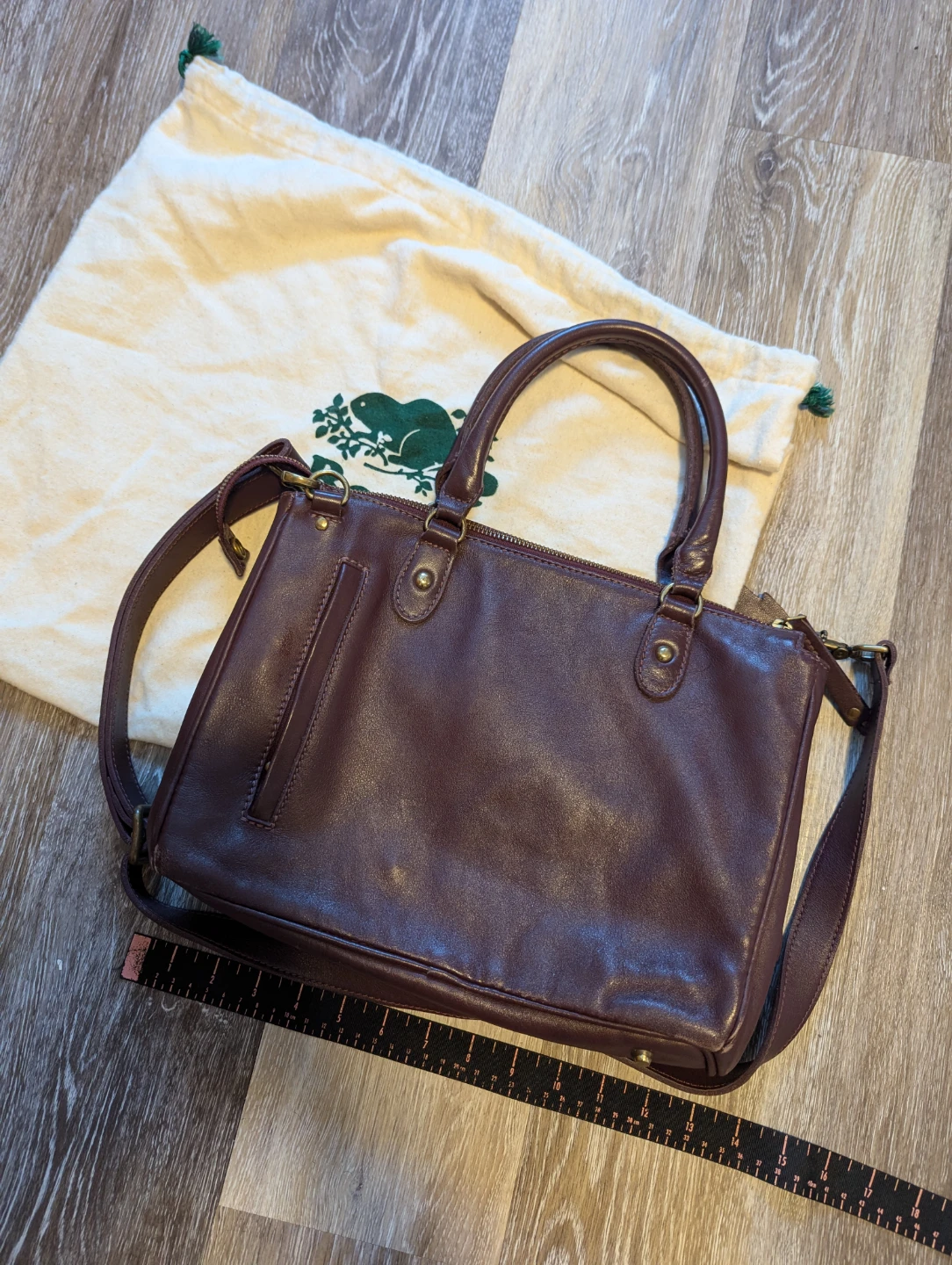 Roots Leather Grace Crossbody Shoulder Bag - photo 2