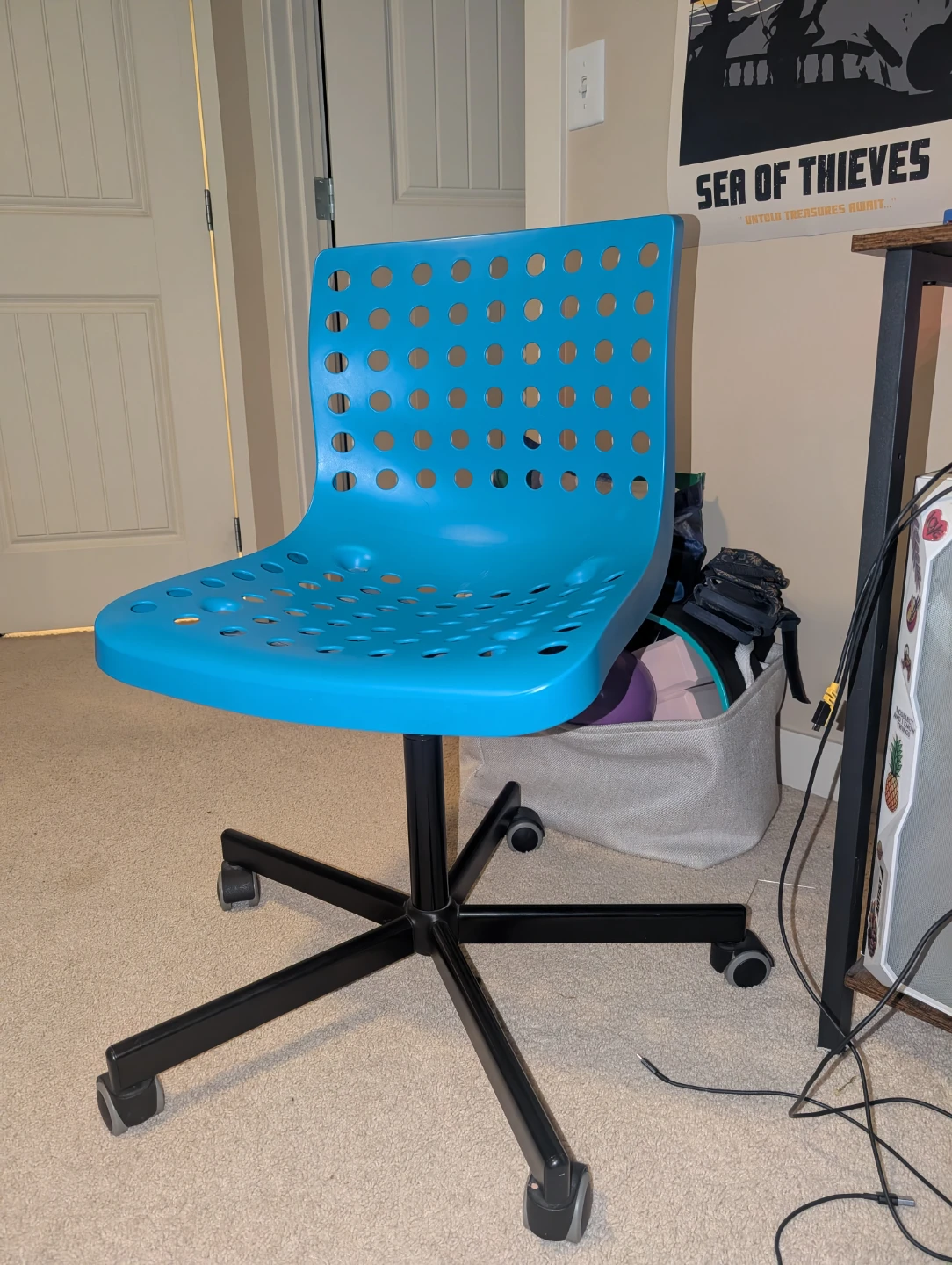 Blue IKEA LULLA Office Chair