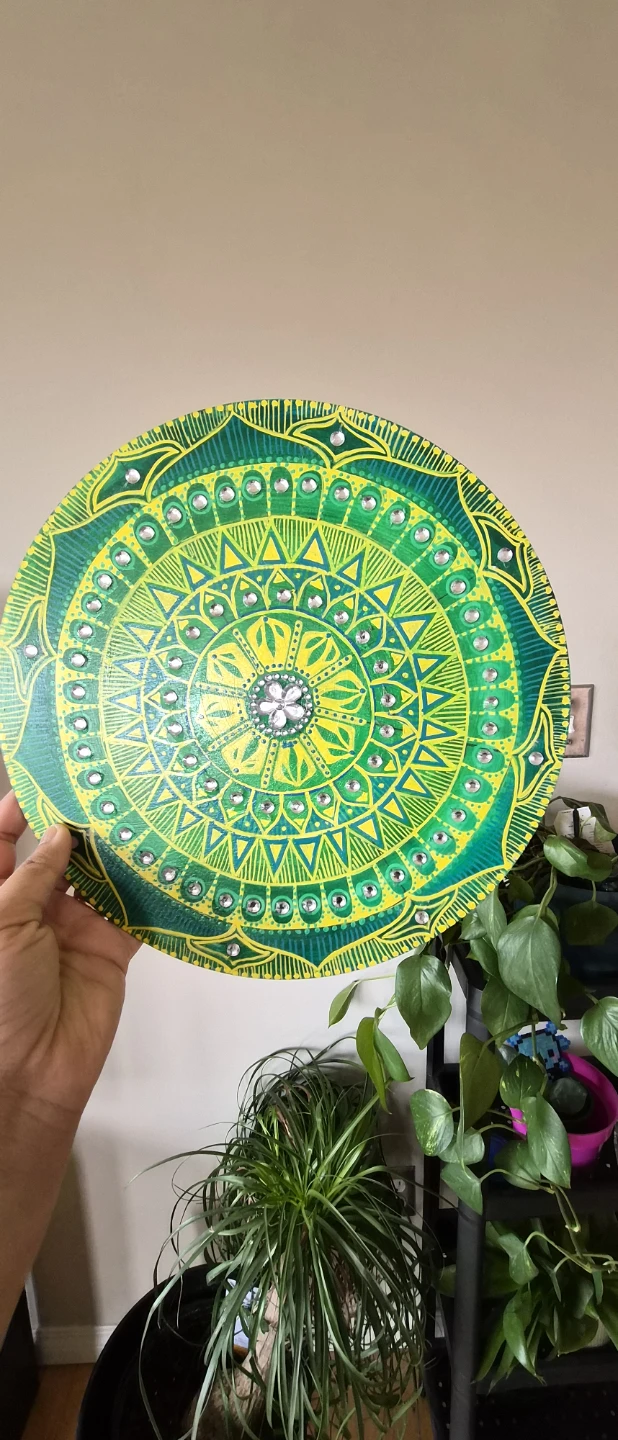 Set of 3 Hand-Painted Mandala Wall Art Pieces - photo 4