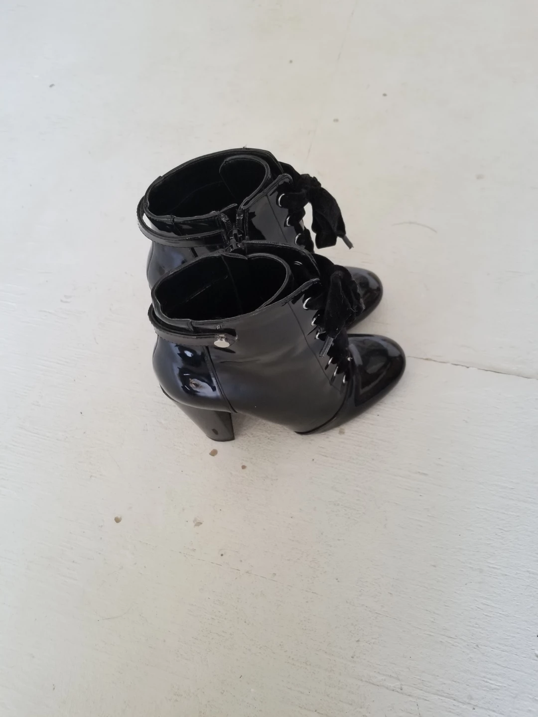 Call It Spring Black Patent Ankle Boots - photo 2