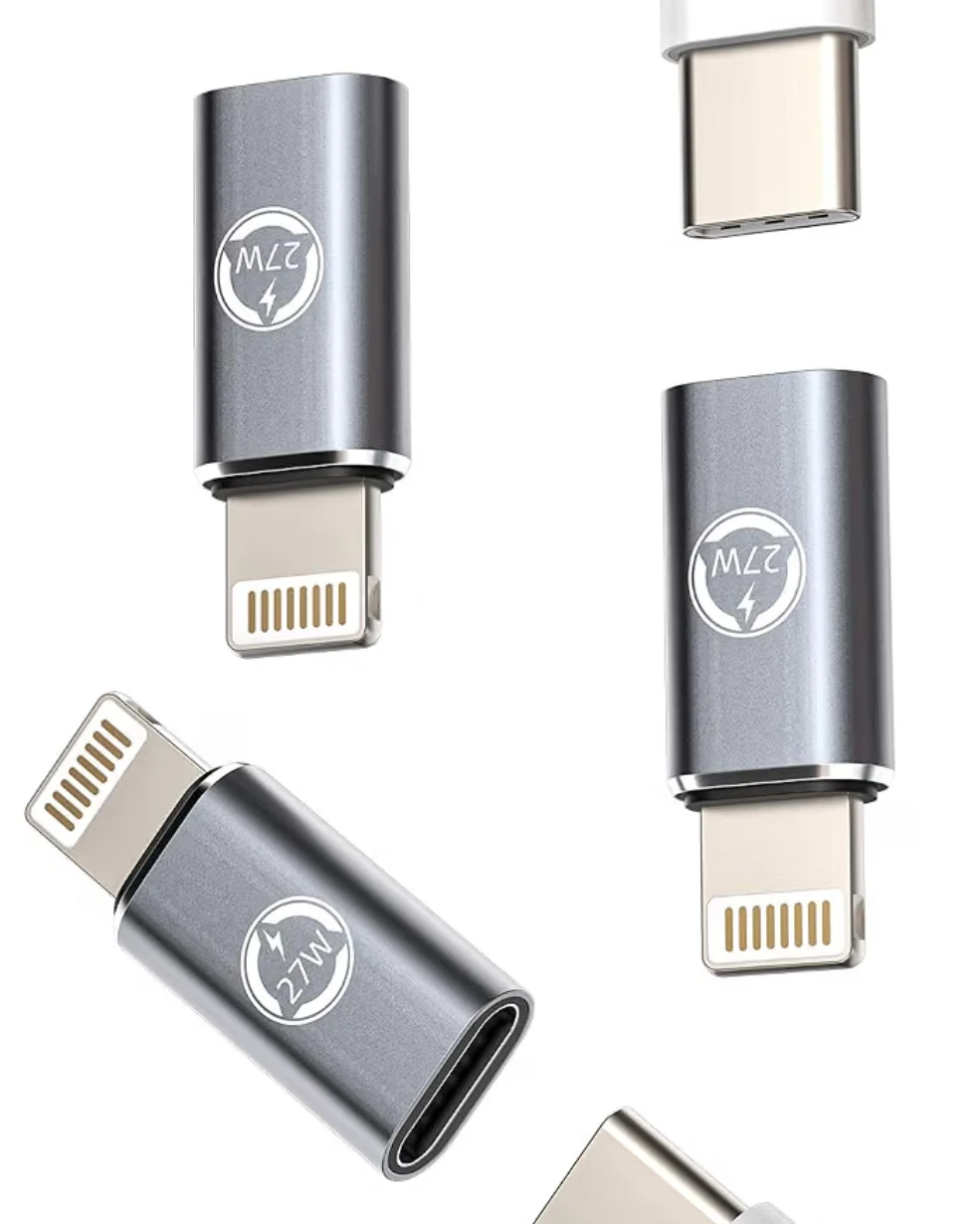 USB-C Female to Lightning Male Charging Adapter